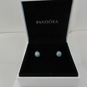 Blue Pearl Earrings